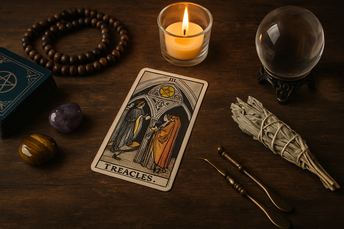 Тройка Пентаклей: значение и сочетание 2025