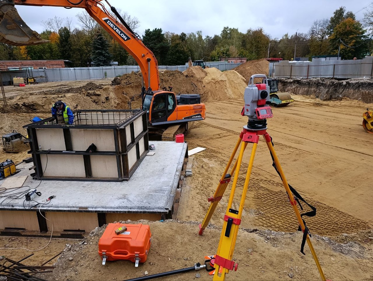 Разбивка осей