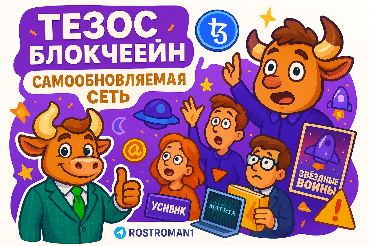    Tezos блокчейн: почему самообновление спасает от краха и дает фору Ethereum РоСТ | Роман о Системном Трейдинге