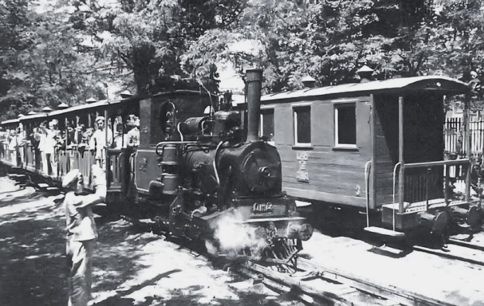 Открытие первой детской железной дороги в Тифлисе. 24 июня 1935 года
