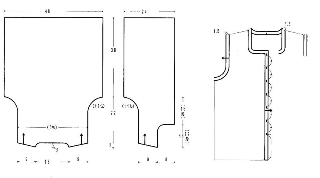 из японского журнала 編んでみようシリーズ
