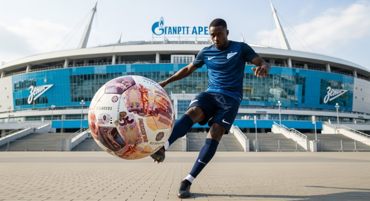 Вот этим мы играем ф футбол, пока в стране засилье легионеров с многомиллионными зарплатами. Фотоколлаж - "Царьград"