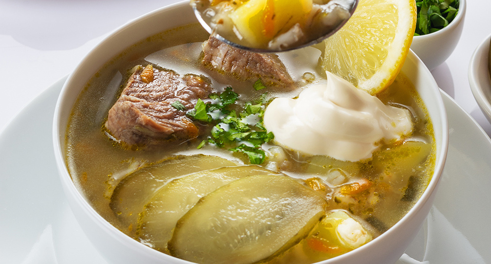 Рассольник — знаменитый русский суп