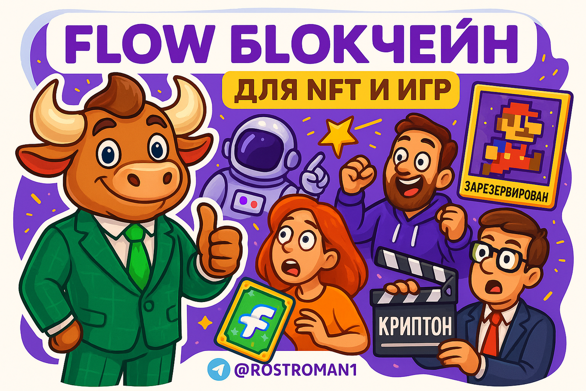    Flow блокчейн для NFT и игр: скрытая ловушка или следующий прорыв Web3? РоСТ | Роман о Системном Трейдинге