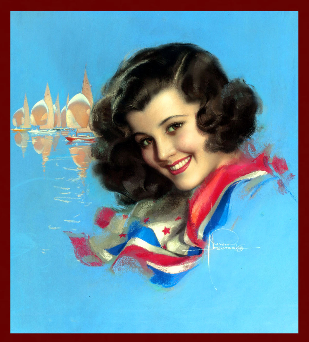 Скан из альбома о творчестве художника в собственности автора канала.