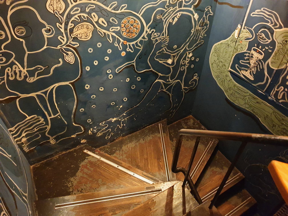 Спуск в ресторан "Галки"