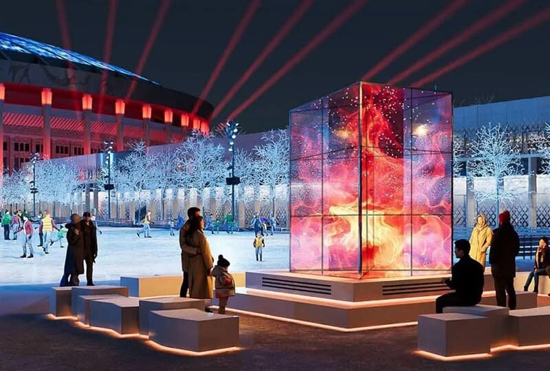    Новый каток, Лужники