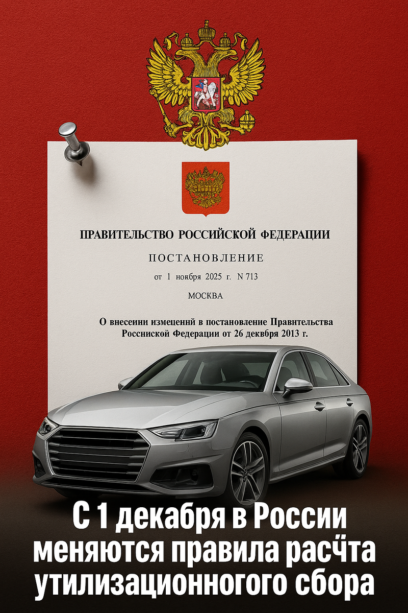 «С 1 декабря 2025 года в России вступают в силу новые правила расчёта утилизационного сбора.
Как изменятся ставки, кого коснётся повышение и почему владельцам мощных авто придётся платить больше — разбираем в деталях.»