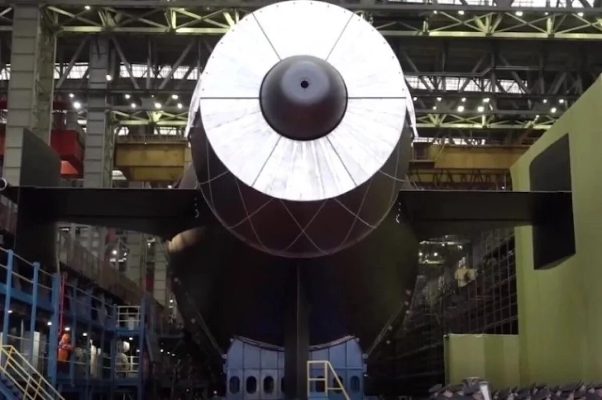    Минобороны РФ сообщило о спуске на воду новейшей подлодки «Хабаровск»