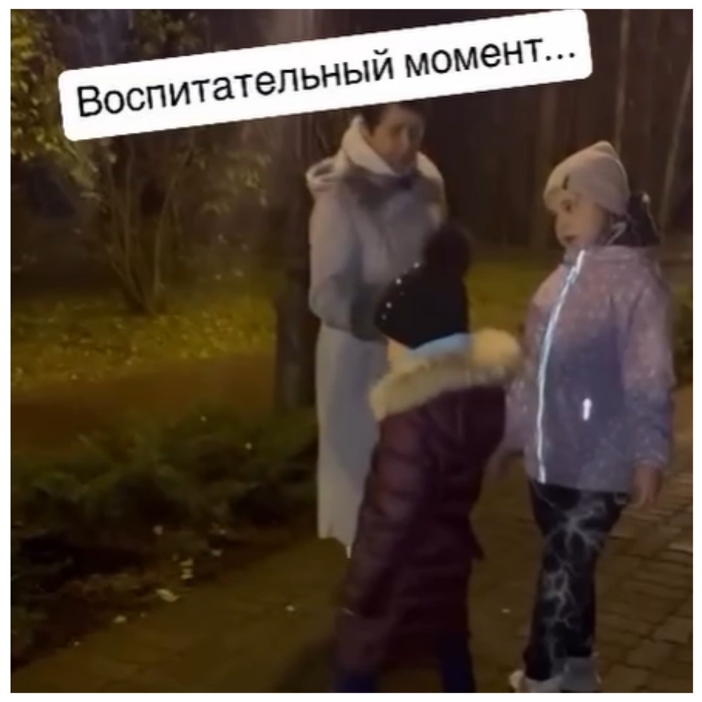 Мама воспитывает и...