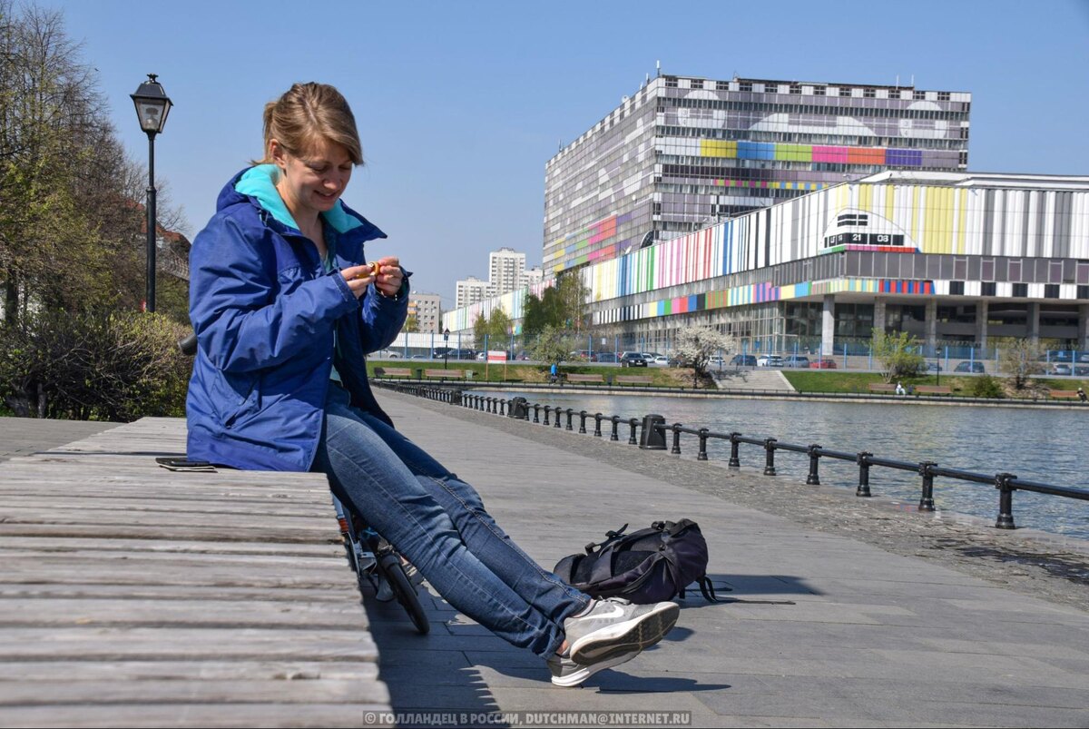 Моя сестра первый раз в Москве. Фото: Голландец в России