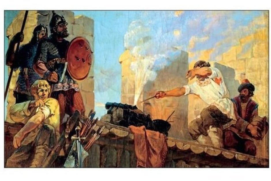    В ходе обороны Москвы от Тохтамыша была впервые применена русская артиллерия. Предоставлено Андреем Останиным