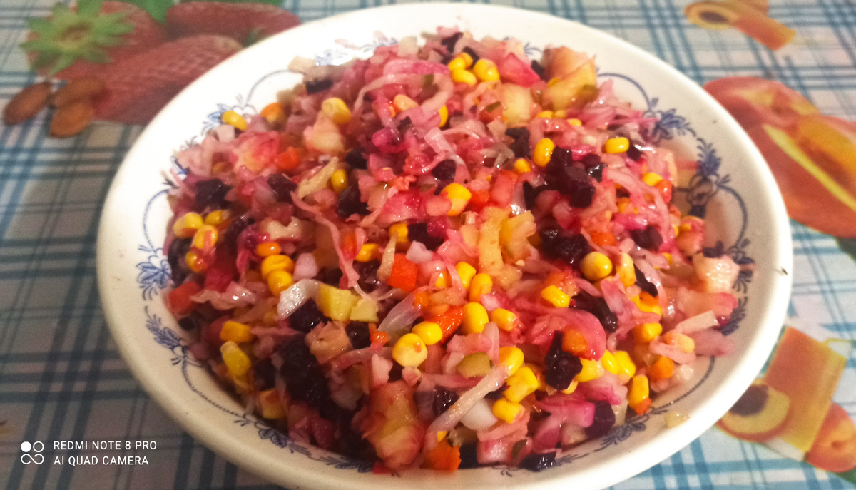 Салат Винегрет. 