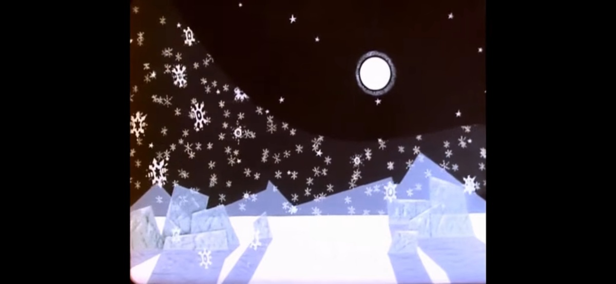 Кадр из старого мультфильма