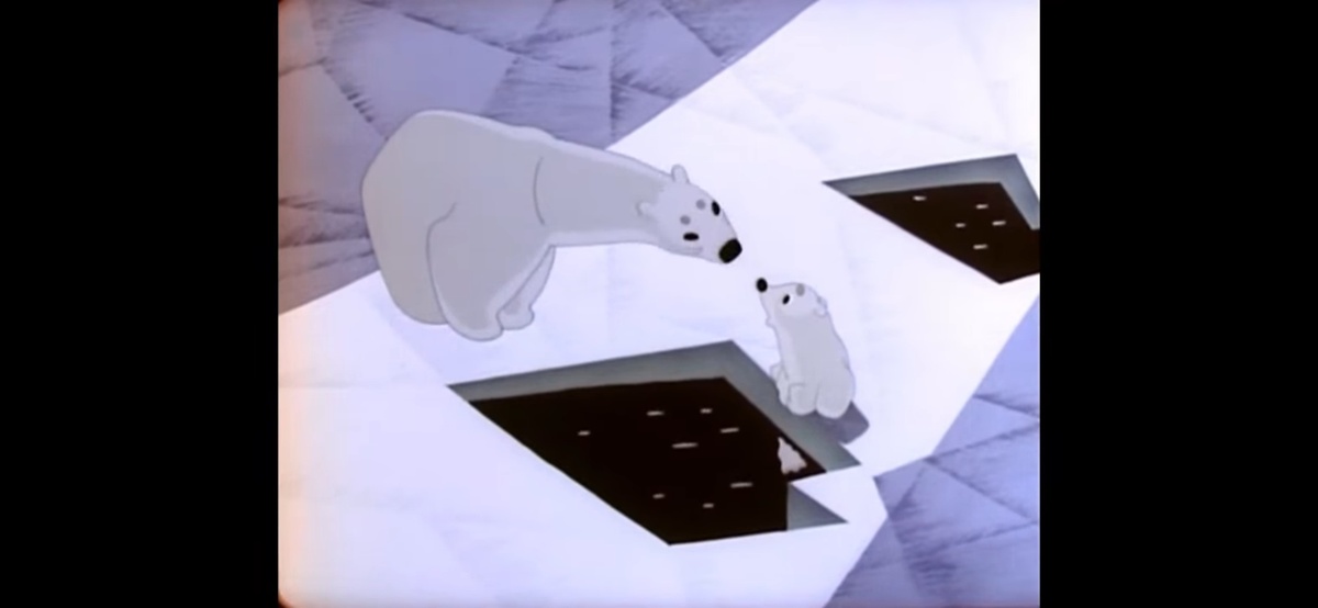 Кадр из старого мультфильма