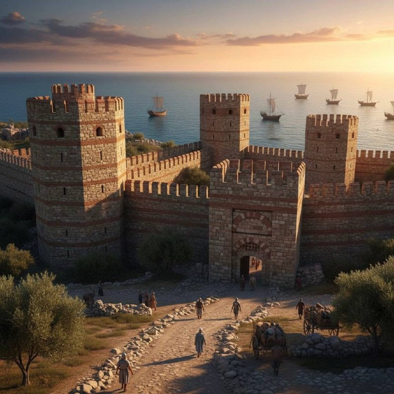 Крепость Едикуле (Семибашенная) была построена в 1458 году султаном Мехмедом II Завоевателем.