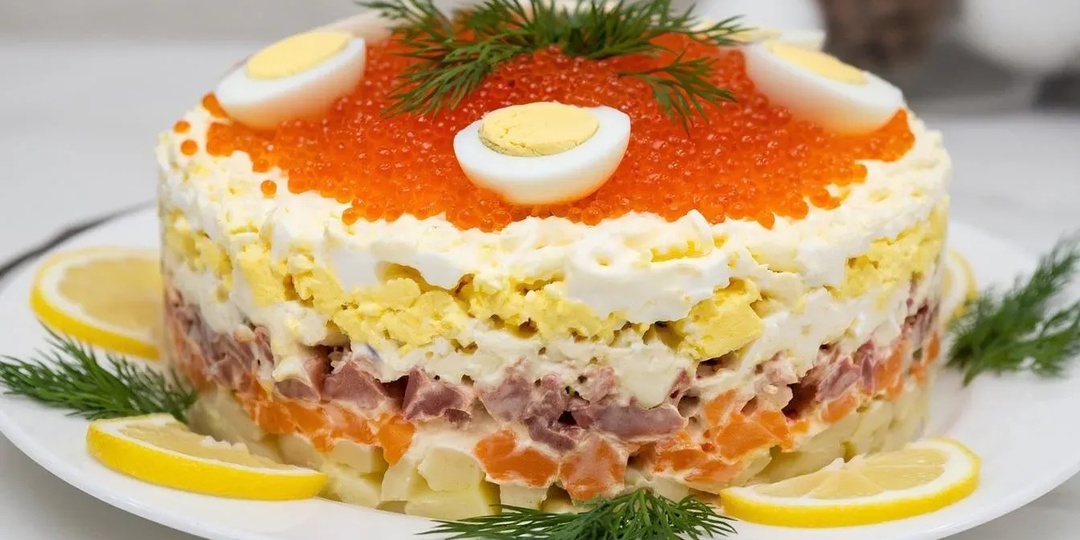 Салат с рыбой "Алëнкина радость"