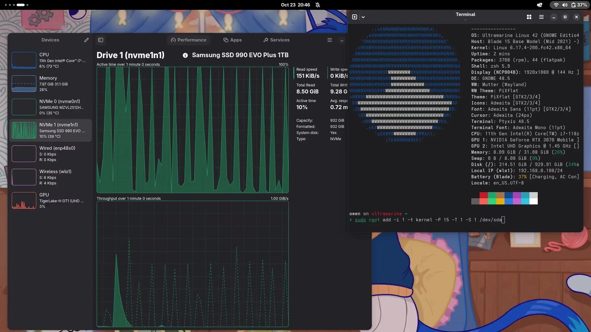Ультрамариновый Линукс 42: Новое Измерение Производительности и Удобства