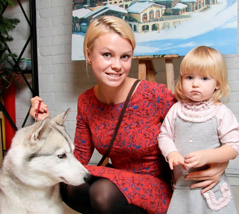 Евгения Осипова с дочкой