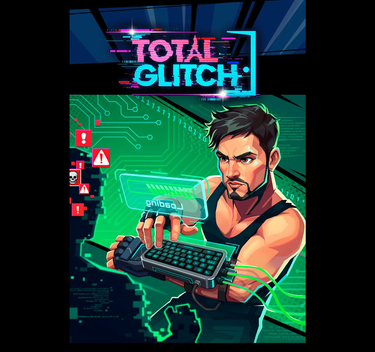 Загрузочный экран Total Glitch