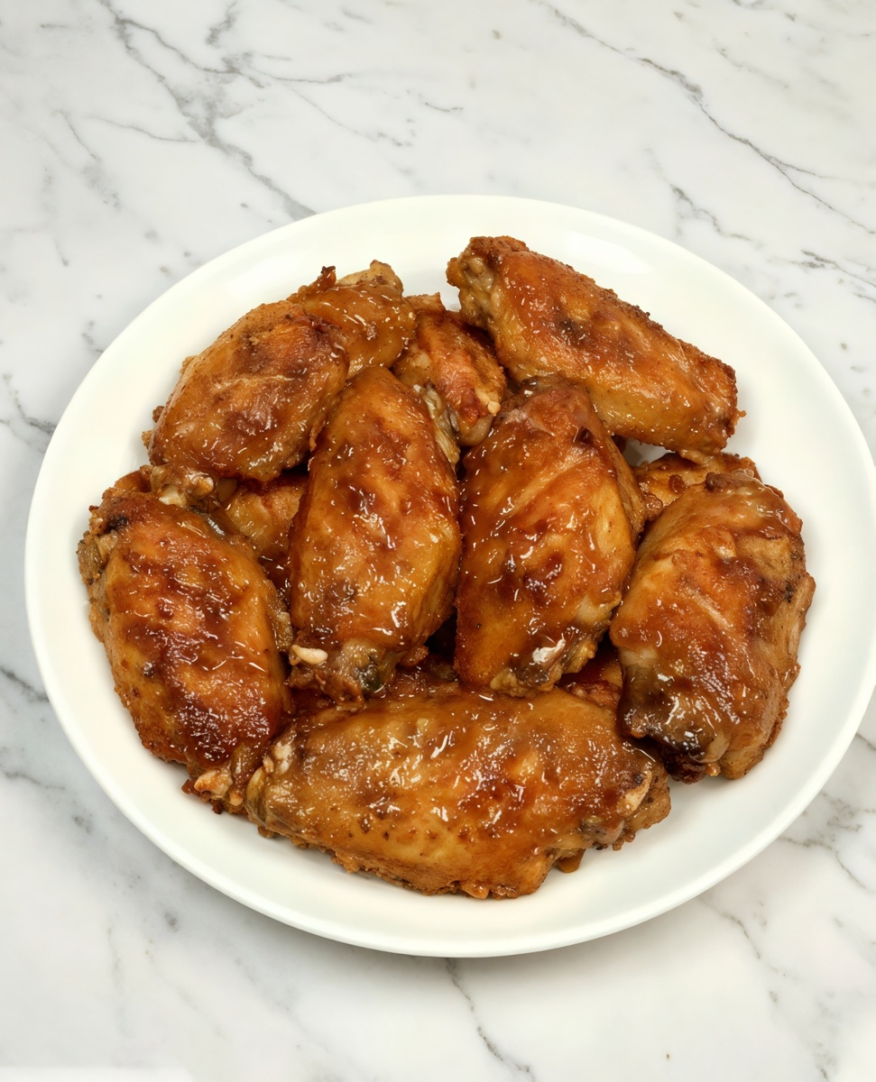 Куриные крылышки в медово-чесночном соусе