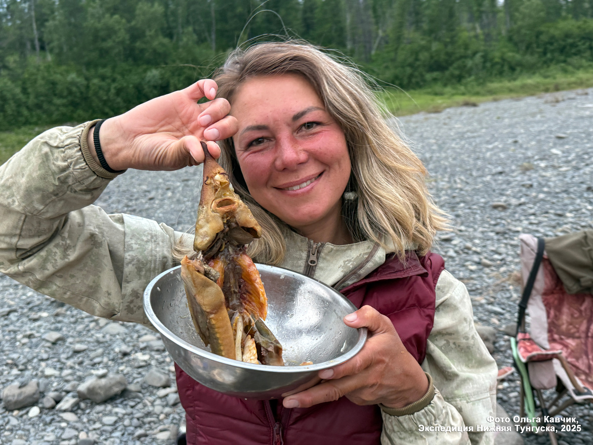 Вкуснятина!!! Пробовали? Экспедиция на Тунгуску, Фото автора, 2025. 