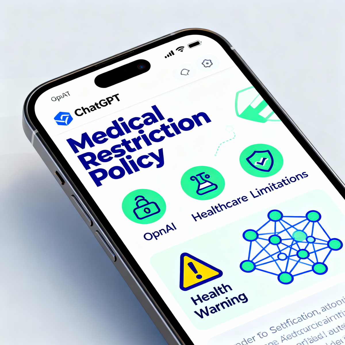 ChatGPT больше не может давать советы по здоровью