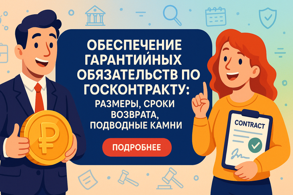    Обеспечение гарантийных обязательств по госконтракту: размеры, сроки возврата, подводные камни