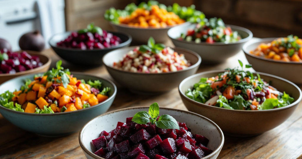 Очень вкусные салаты из свёклы: 6 рецептов для вашего стола 🍽️. Домашние рецепты.