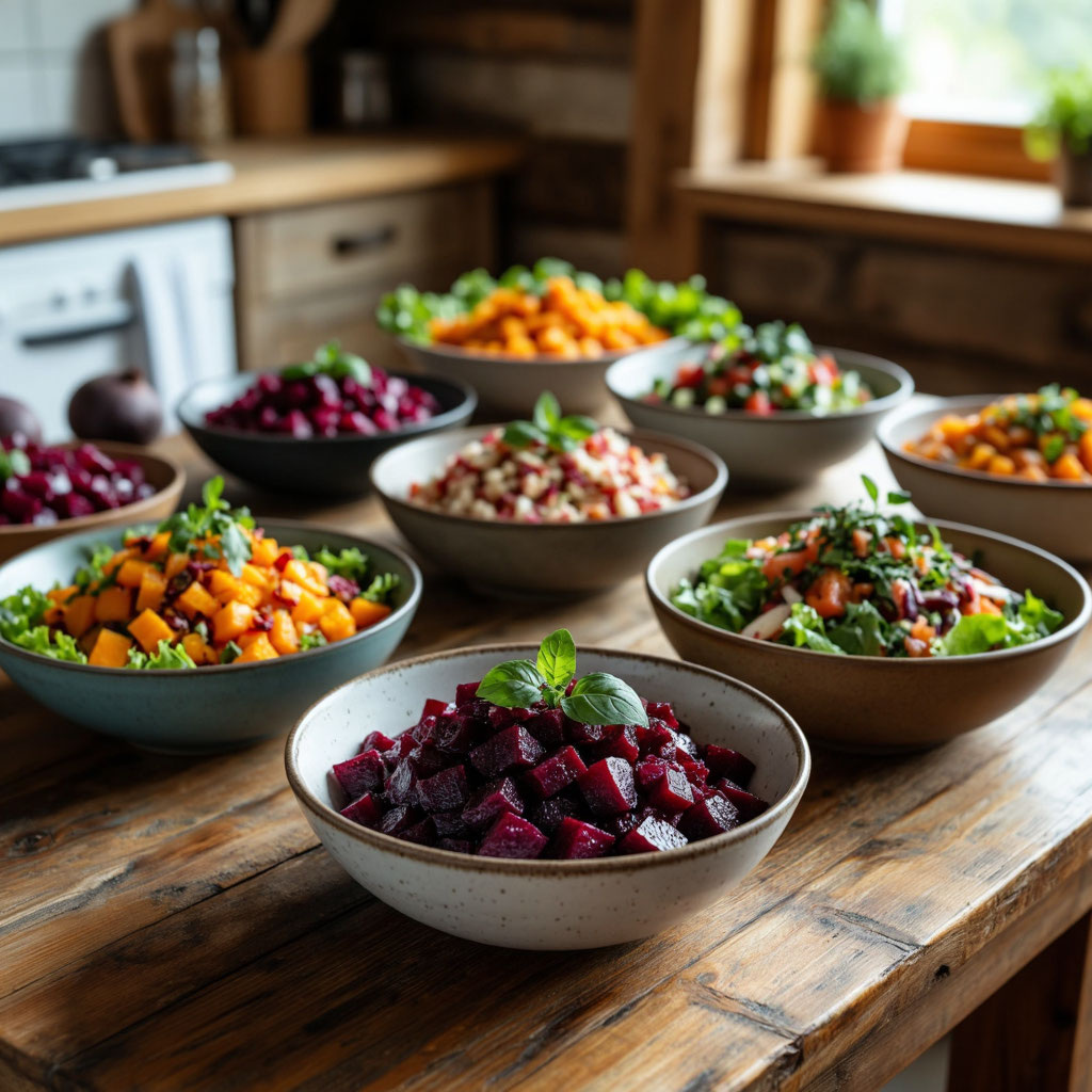 Очень вкусные салаты из свёклы: 6 рецептов для вашего стола