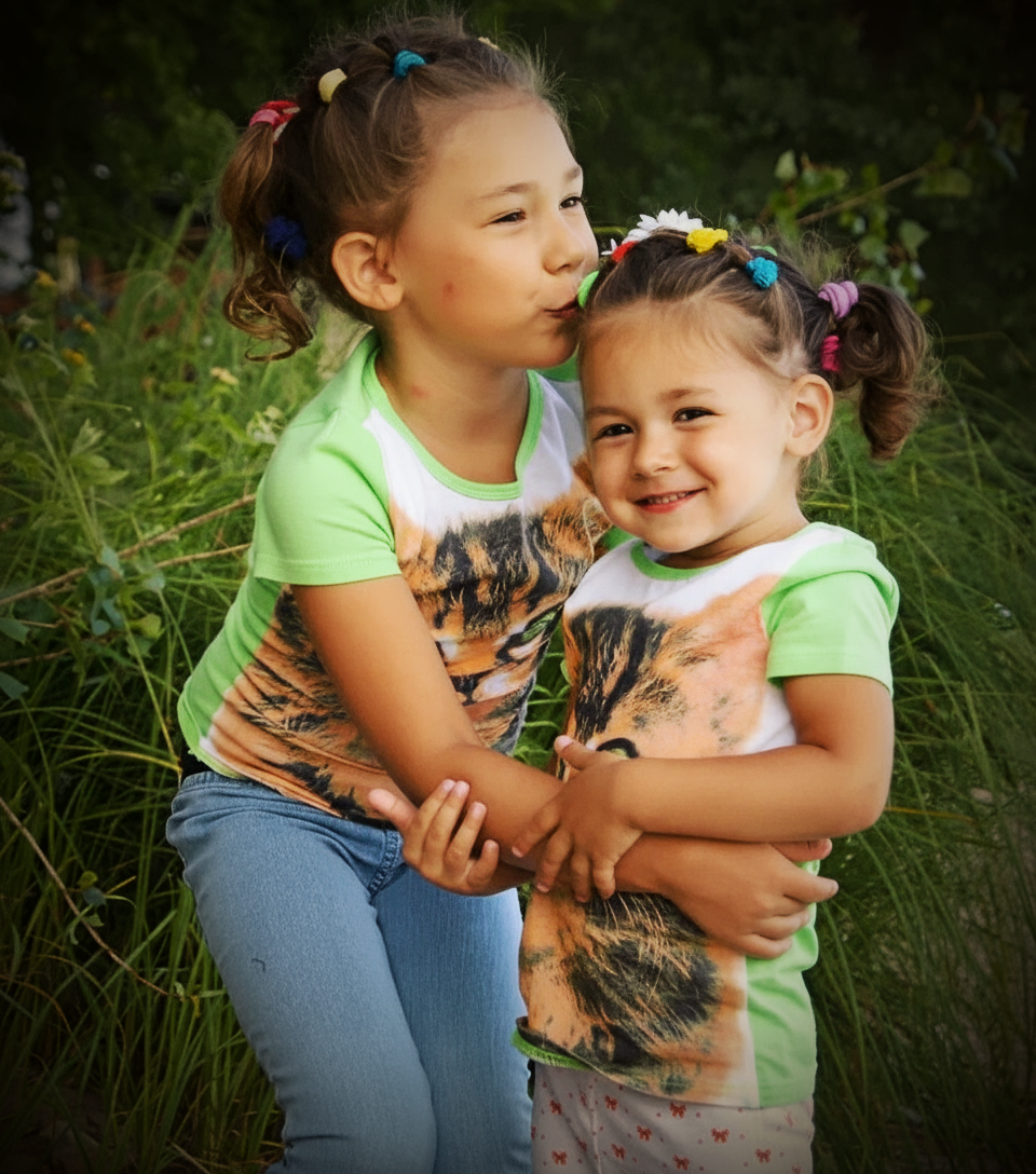 Сёстры Ахмедовы: Старшая - Милена (слева) и Карина