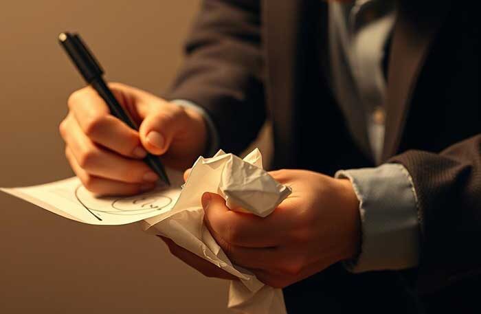 Скомкайте лист, разорвите его, сожгите (безопасно!) или выбросьте в мусорное ведро в другом конце улицы