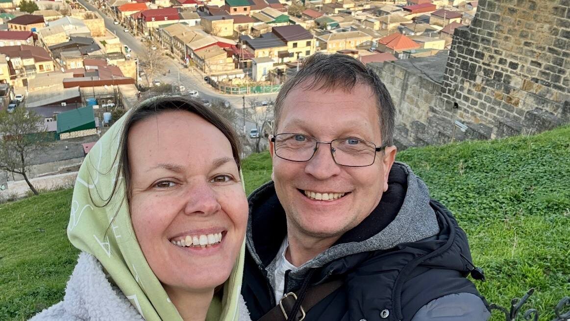 За нами Дербент и Каспийское море