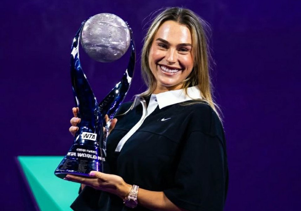    Арина Соболенко удерживает звание первой ракетки мира с 2024 года. Фото: социальные сети WTA