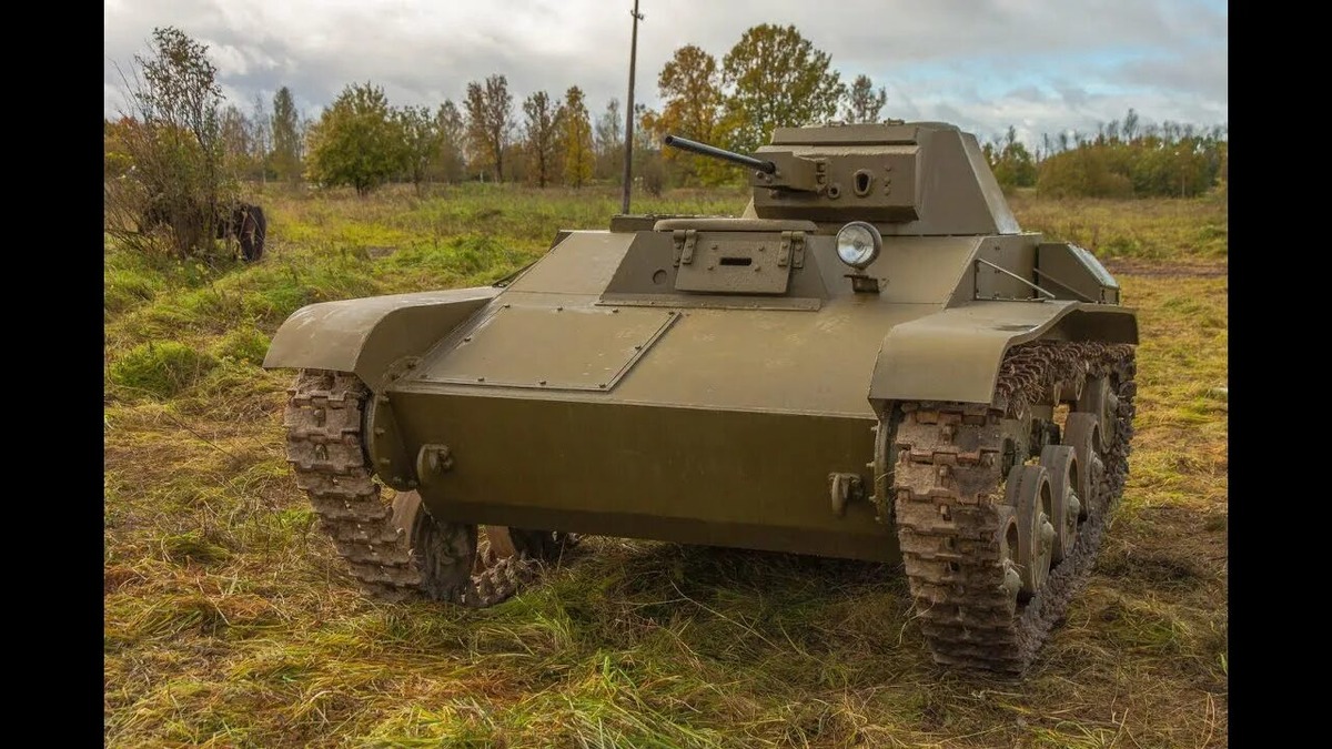 Т-60 со снятым пулемётным вооружением