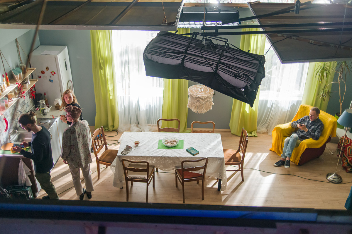    Съёмочный кинопроцесс