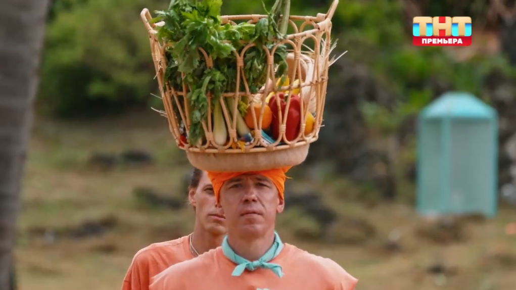 Кадр из шоу «Звёзды в джунглях. Карибский сезон»