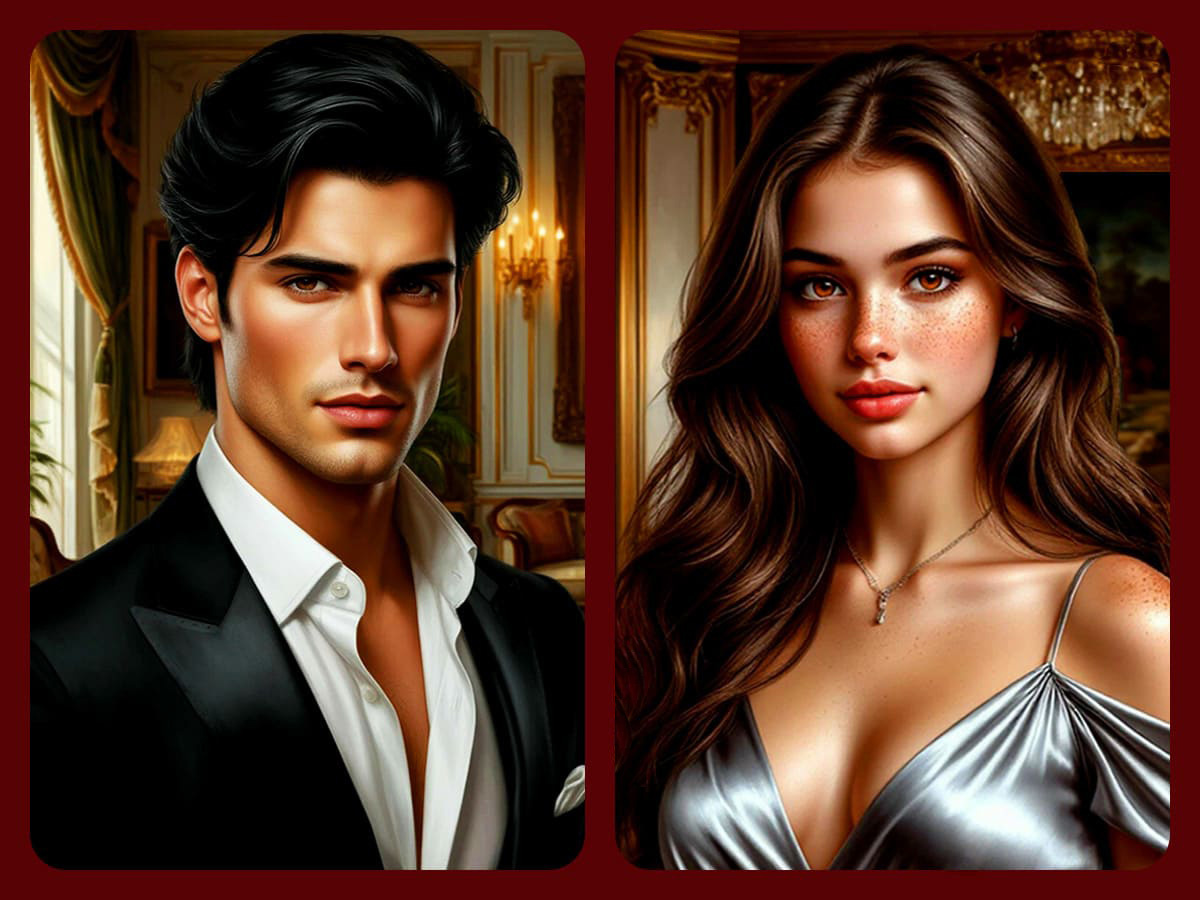 Вадим Закревский и Ярослава Радеева из романа «Волчья кровь» Татьяны Корсаковой (арты).