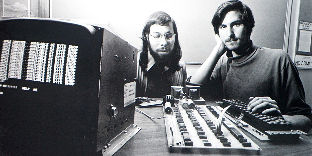 Стив Возняк и Стив Джобс