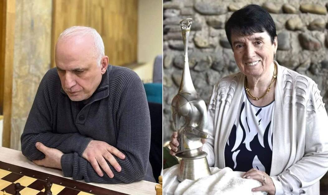 На снимке – Зураб Стуруа и Нона Гаприндашвили.