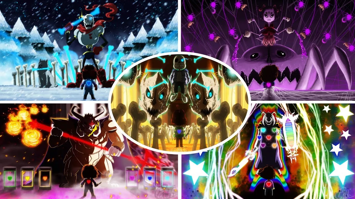 Некоторые боссы из игры. Фото взято из Интернета.