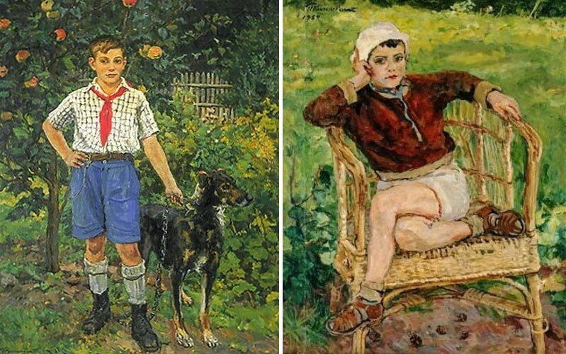 Известный художник написал портреты внуков — современных знаменитостей. Узнали?