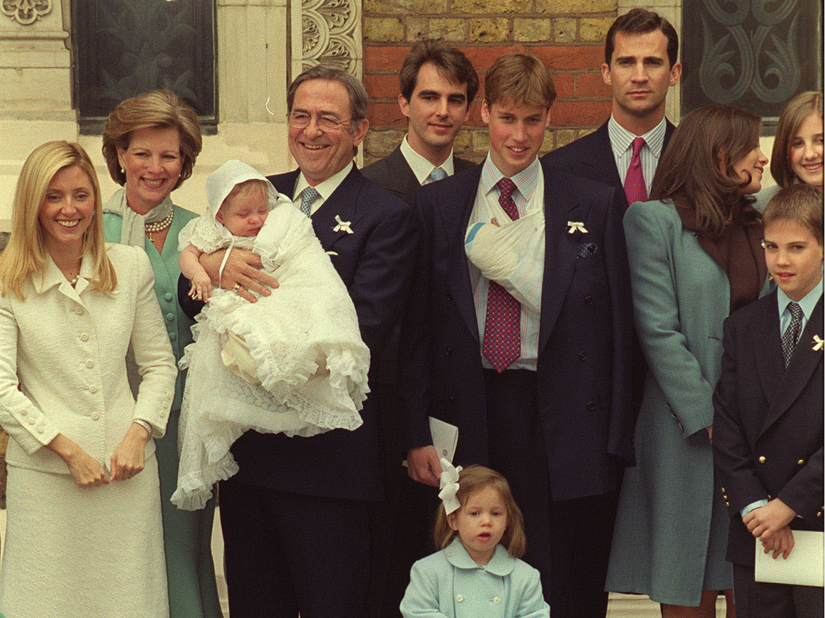 16-летний принц Уильям на крещении Константина Алексиоса