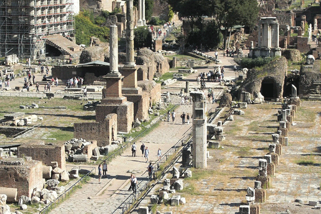 Священная дорога. Рим. 