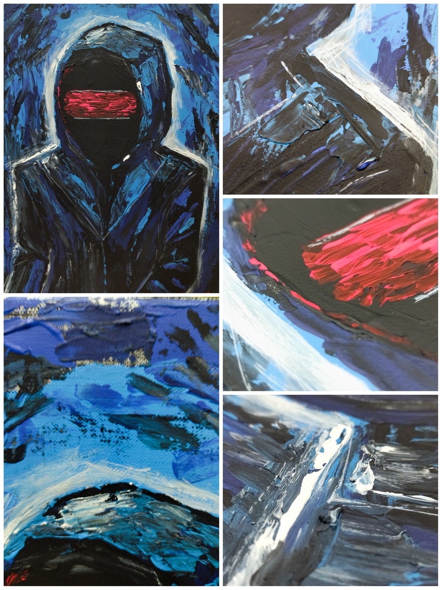 Элементы картины как минипейзажи перехода в другую реальность.