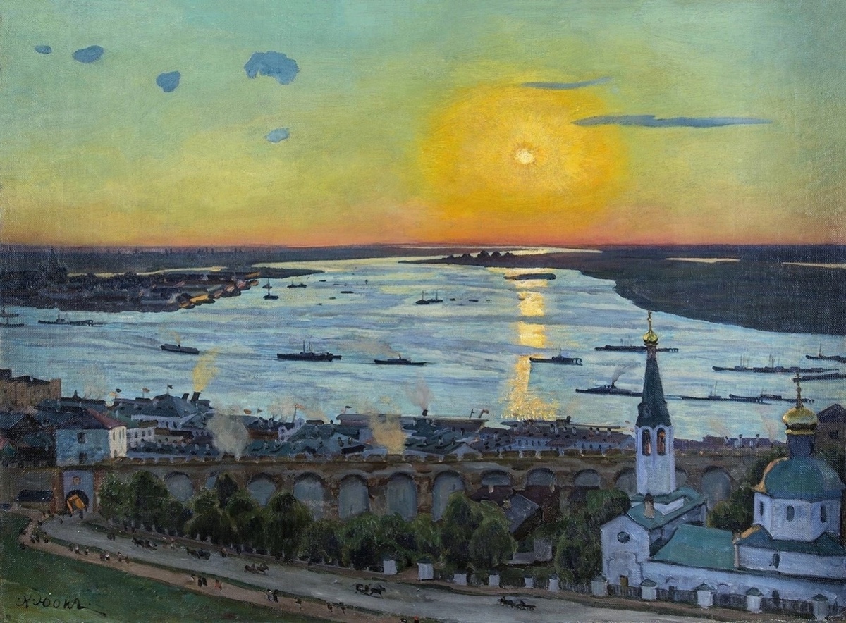 Юон К.Ф. (1875–1958). Закат. 1911. Нижегородский государственный художественный музей. Фото сайт Музея Фаберже.