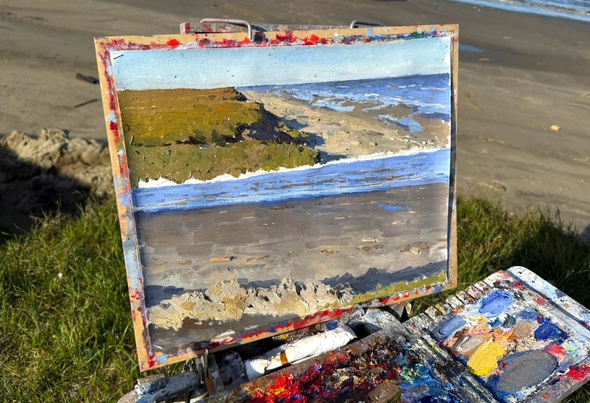 Этюд, сделанный Алексаедрой Федосовой в ходе рейса. Источник: vk.com/aleksandrafedosova