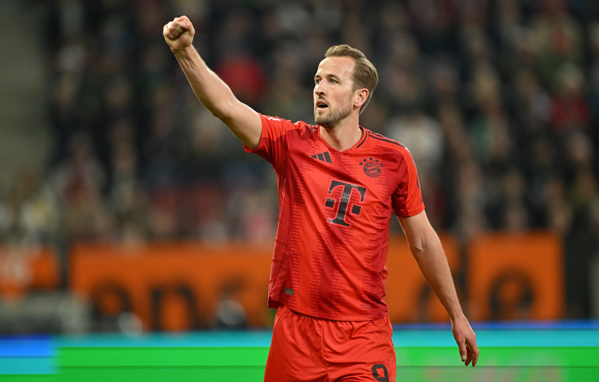    Нападающий "Баварии" Гарри Кейн  Sebastian Widmann/Getty Images