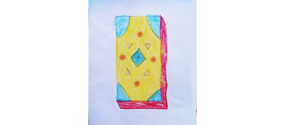 Рисунок учницы Школы иконописи для детей Екатерины Муравьевой