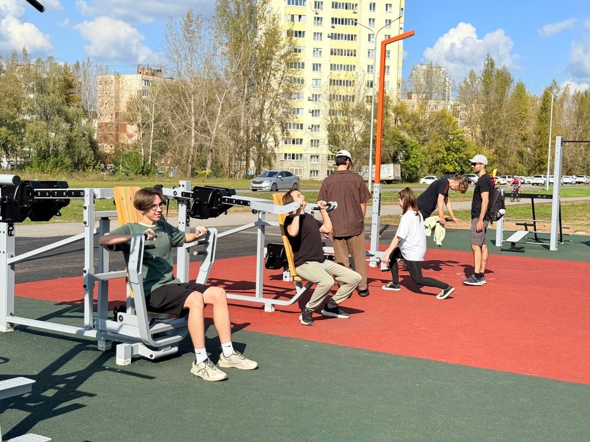    В Уфе установили семь современных спортивных площадок